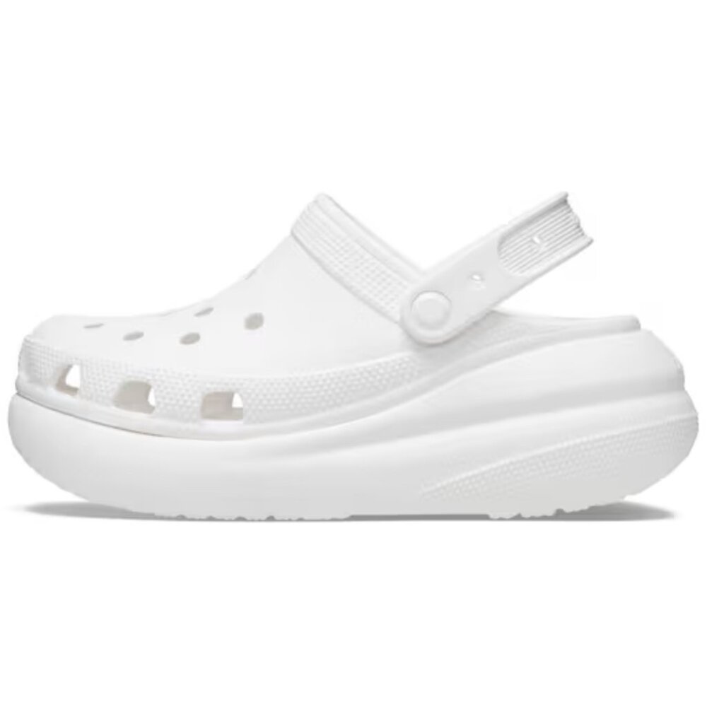 Crocs Women's White Classic‎ Mega Crush Slip-On Casual Clogs Size US 9